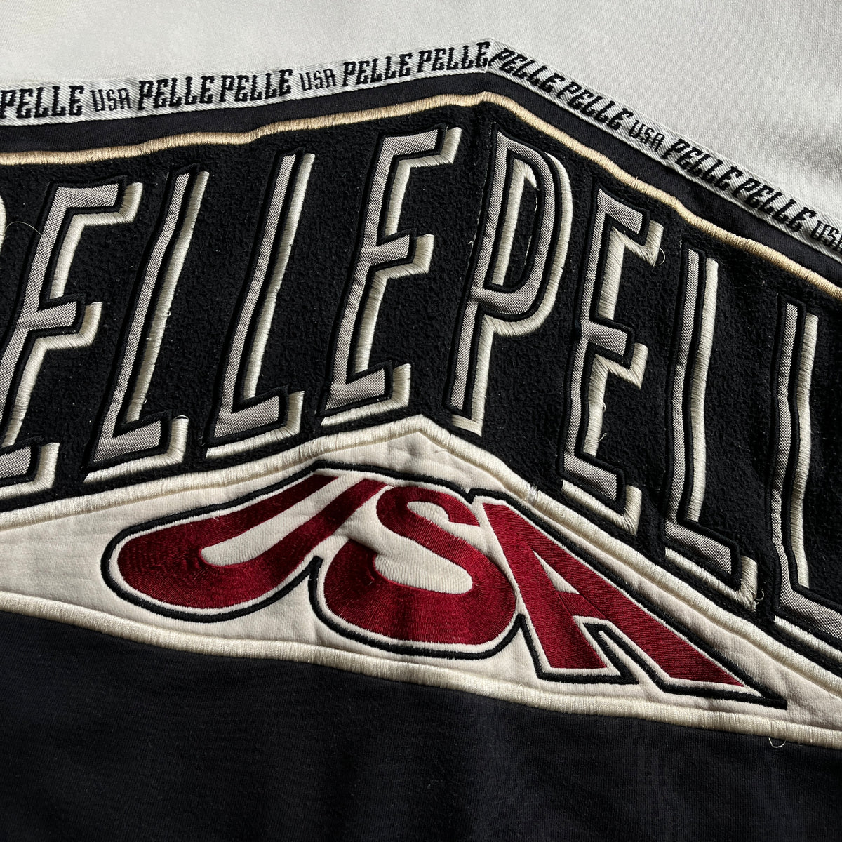 Vintage Pelle Pelle kötött pulóver