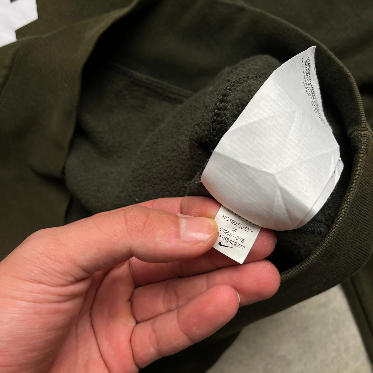Nike big logo hoodie