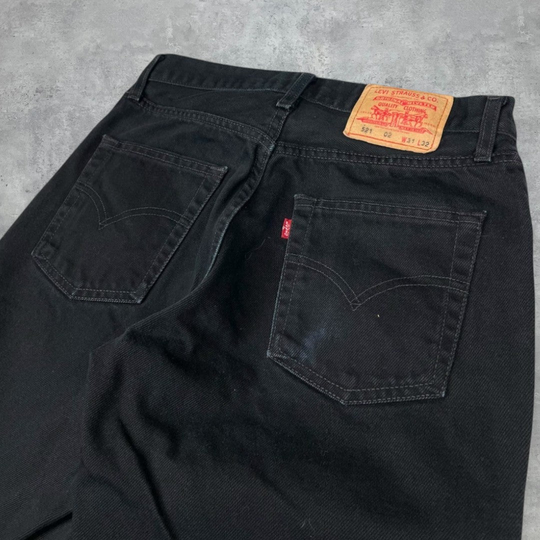Levi's fekete 521-es farmernadrág