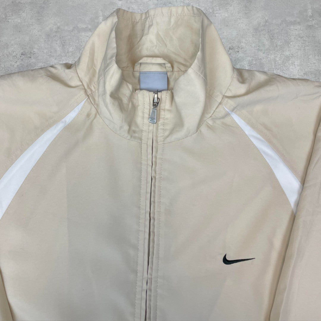 Vintage Nike silvertag bézs széldzseki