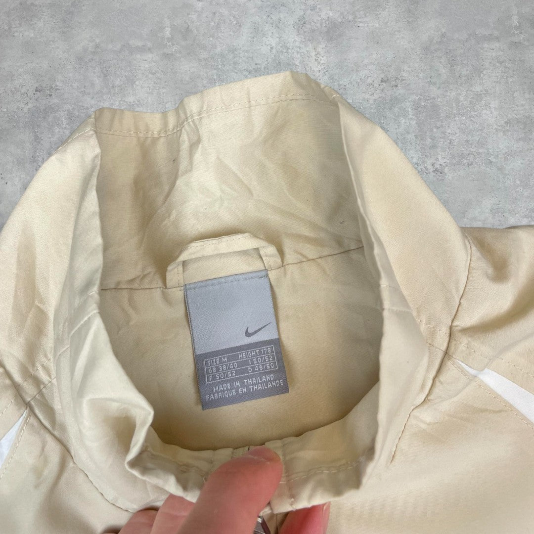 Vintage Nike silvertag bézs széldzseki