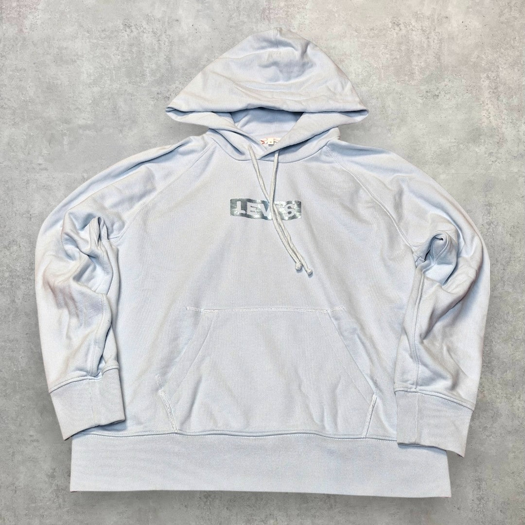 Levi's világoskék box logo hoodie