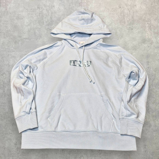 Levi's világoskék box logo hoodie