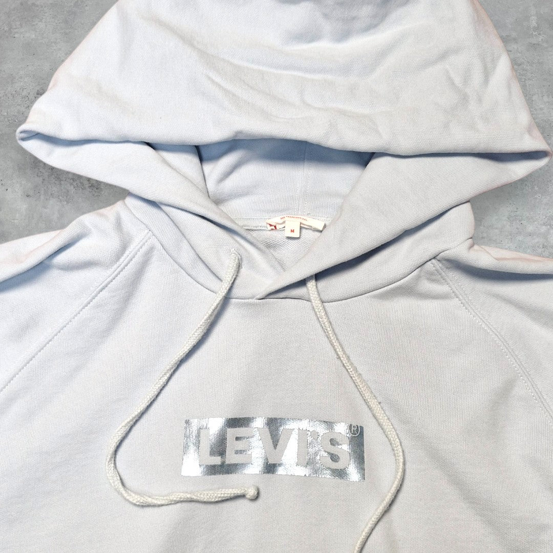 Levi's világoskék box logo hoodie