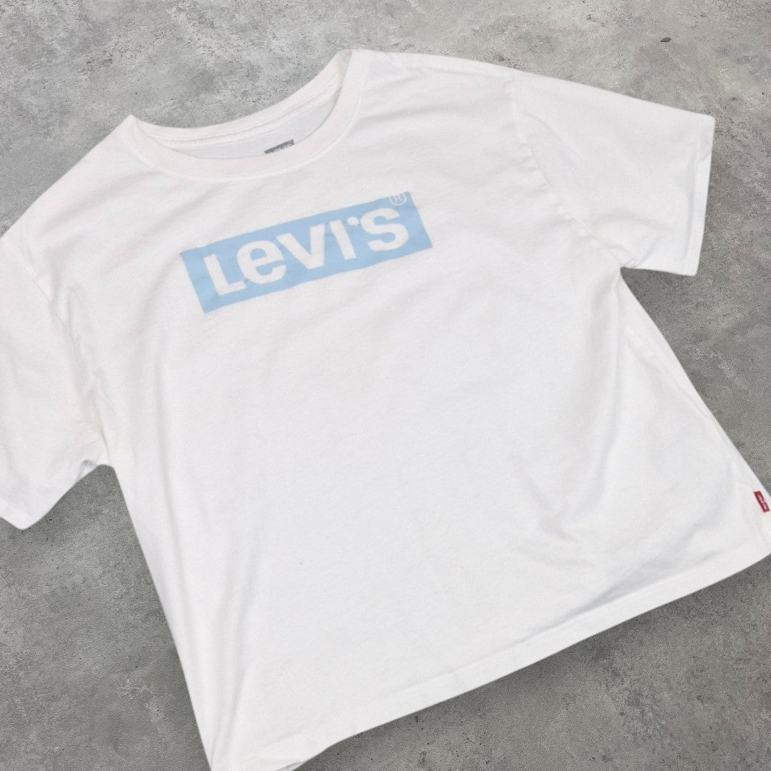 Levi's box logo crop póló