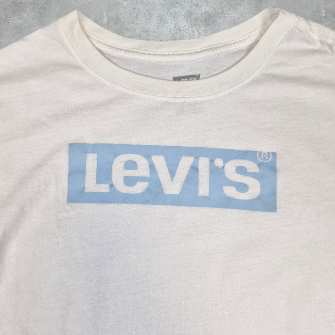 Levi's box logo crop póló