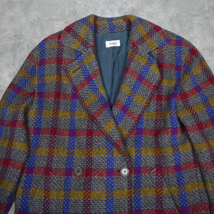 Missoni vintage 90's kockás női kötött kabát