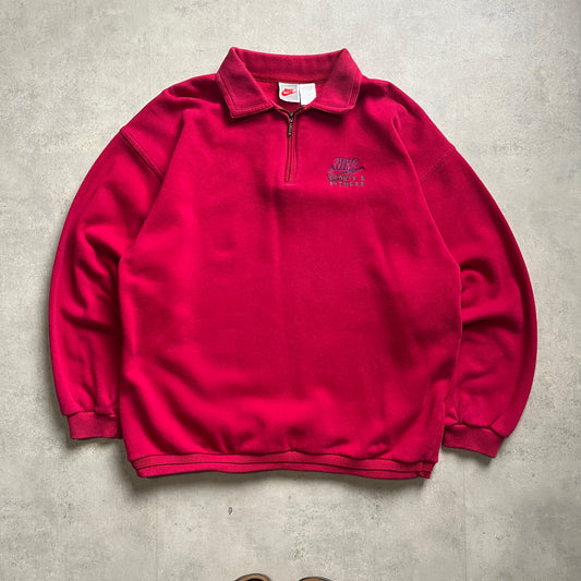 Vintage 90's Nike Fitness quaterzip pulóver