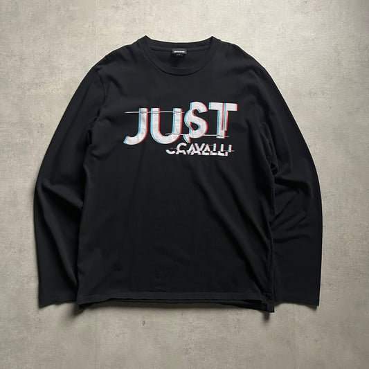 Just Cavalli hologram graphic crewneck