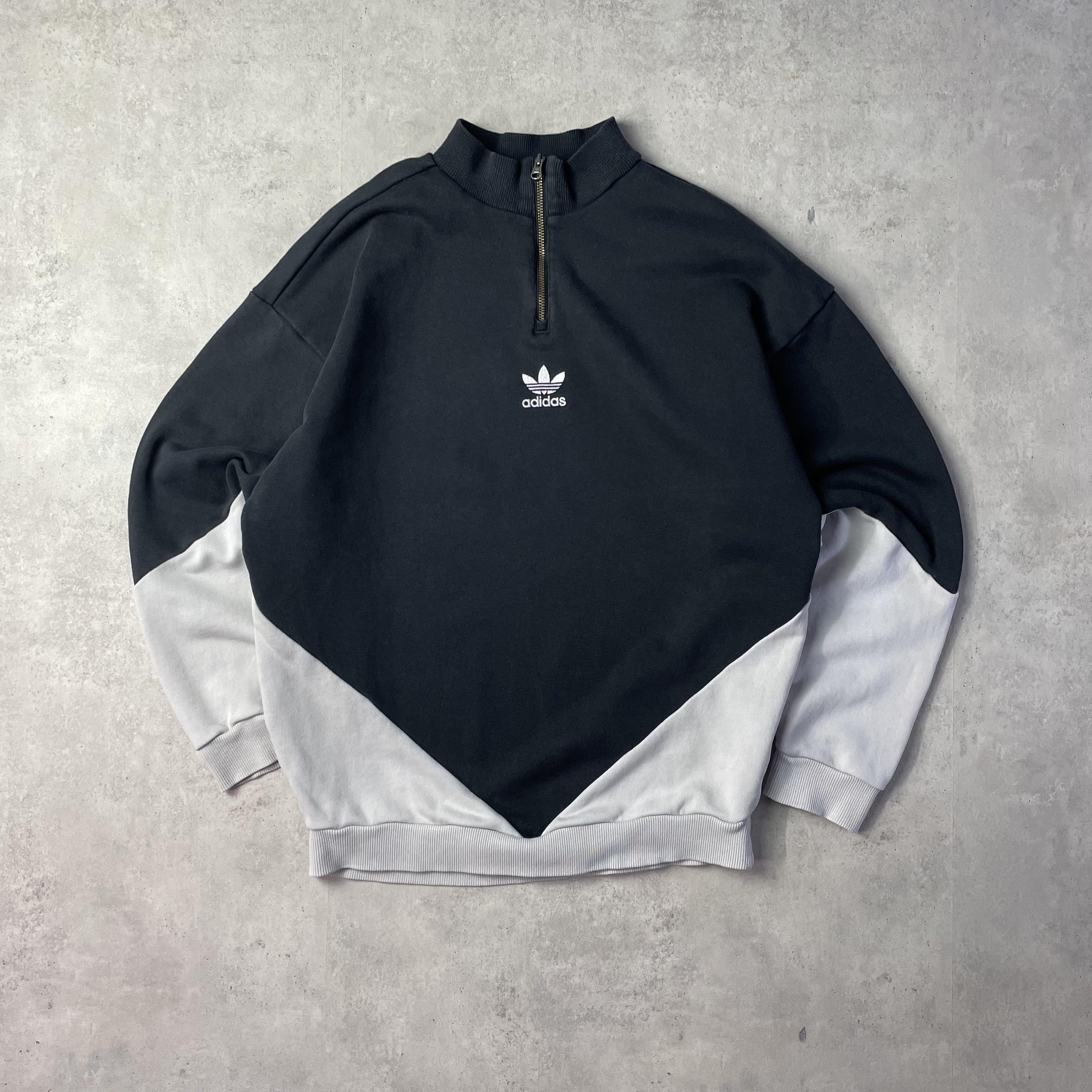 Adidas center logo quaterzip pulóver
