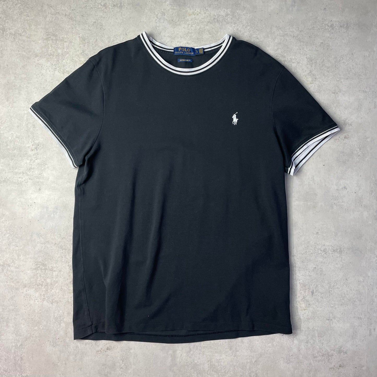 Ralph Lauren fekete collared póló