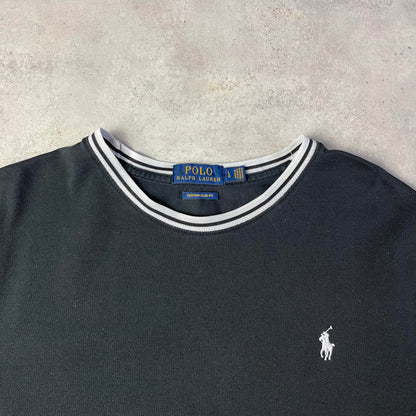 Ralph Lauren fekete collared póló