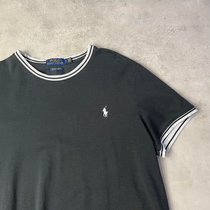 Ralph Lauren fekete collared póló