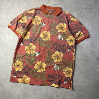 Y2K Big dogs hawaiian pólóing