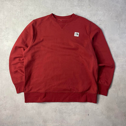 The North Face piros női crewneck