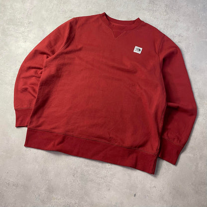 The North Face piros női crewneck
