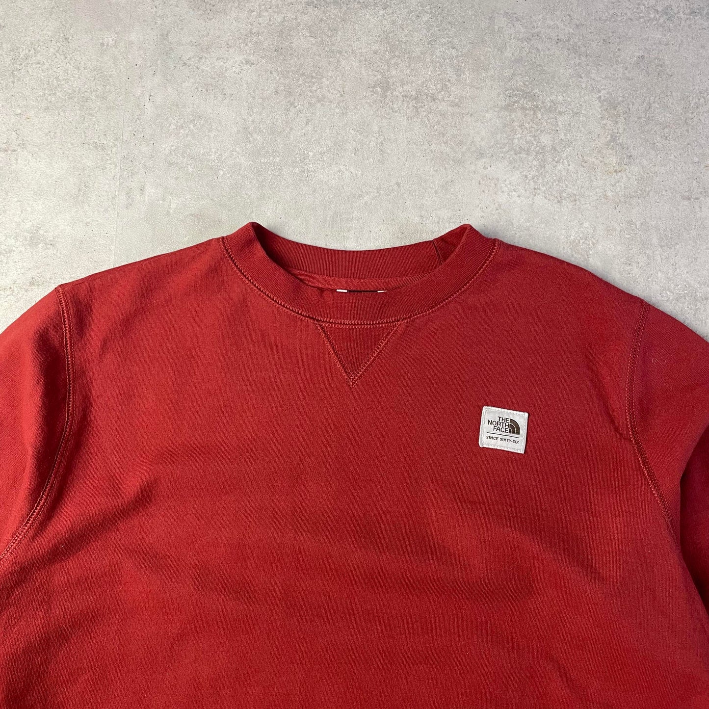 The North Face piros női crewneck