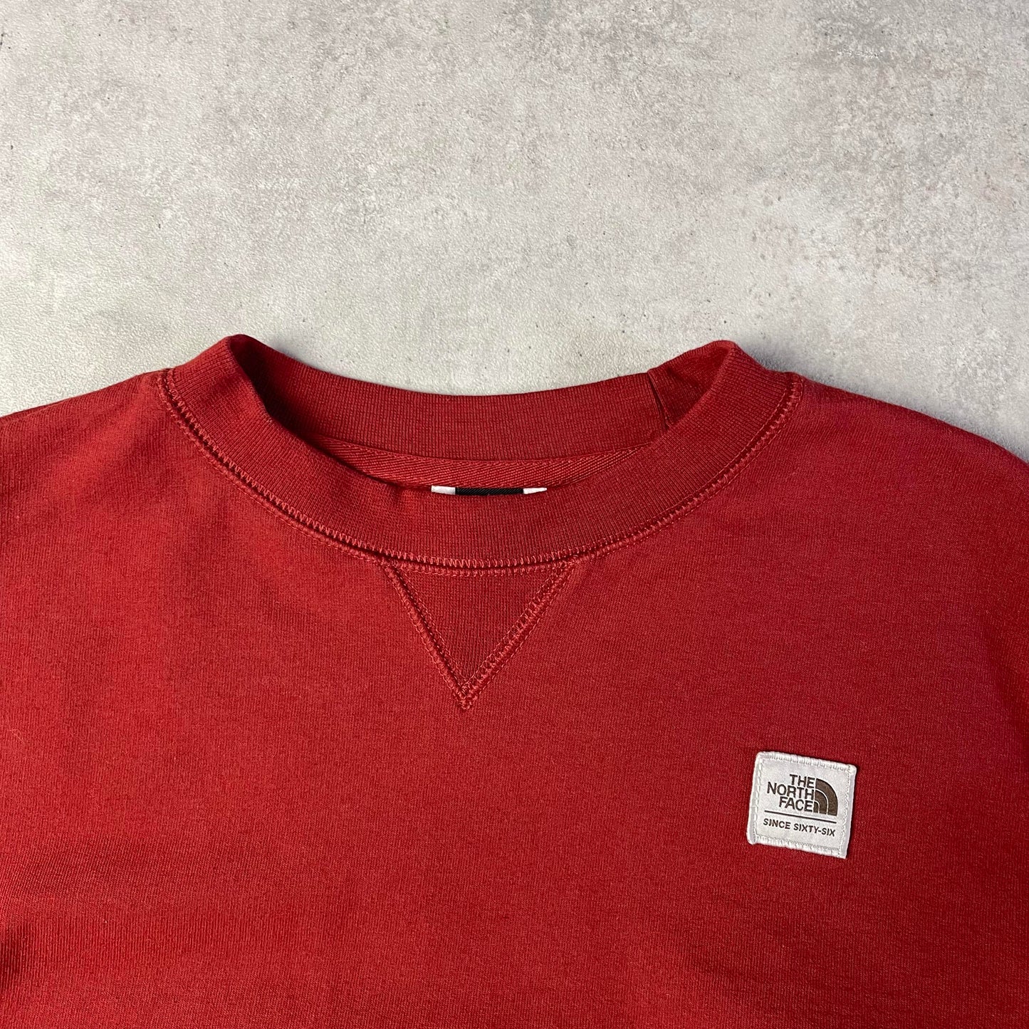 The North Face piros női crewneck
