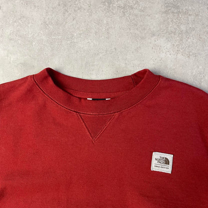 The North Face piros női crewneck