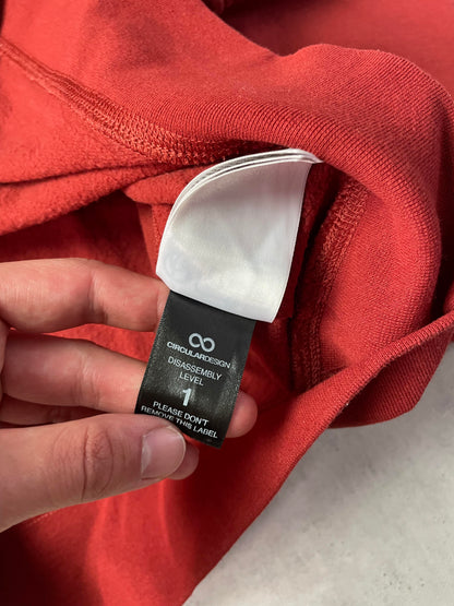 The North Face piros női crewneck
