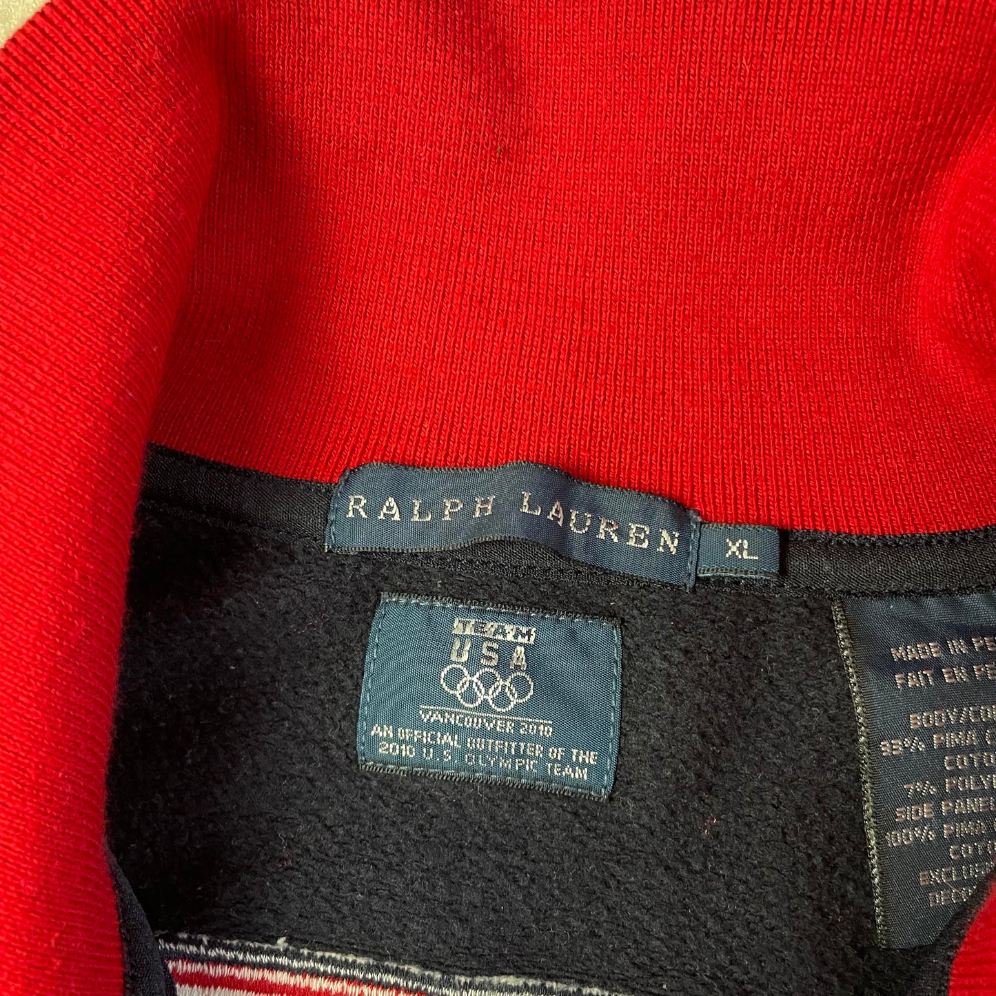 Ralph Lauren Vancouver Olympics Team USA fullzip pulóver