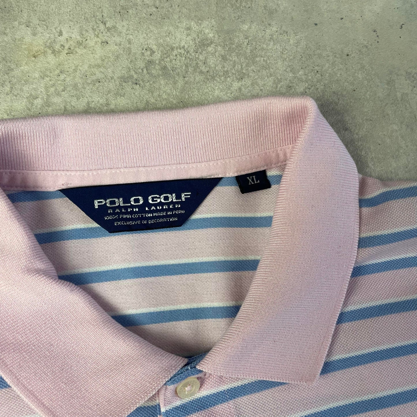 Ralph Lauren Polo Golf csíkos pólóing