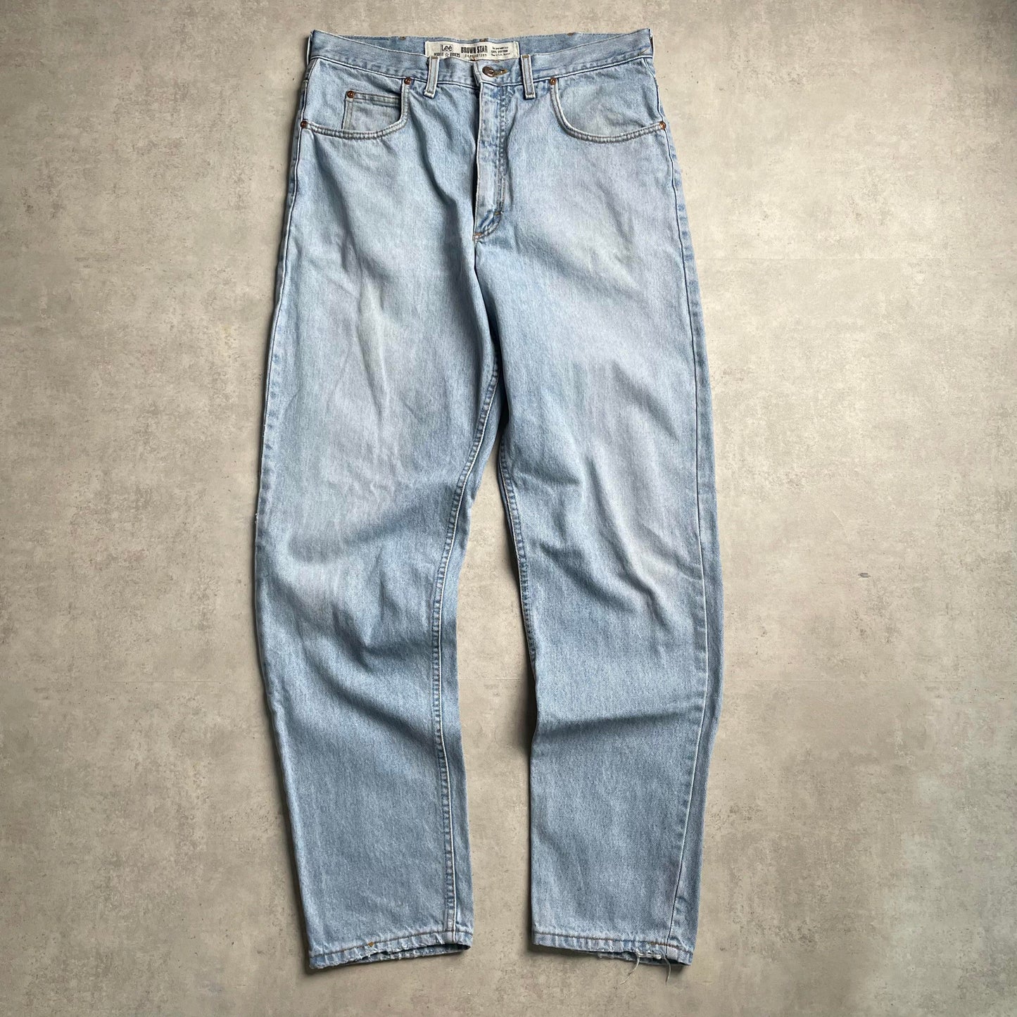 Vintage Lee Brown Star straight fit farmernadrág