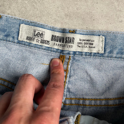 Vintage Lee Brown Star straight fit farmernadrág
