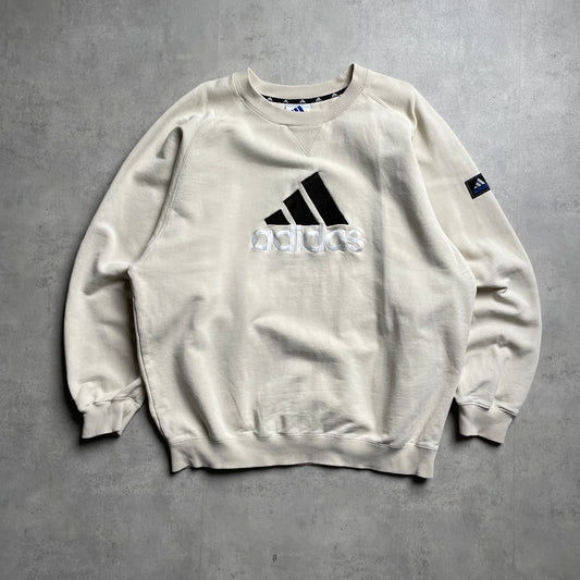 Vintage Adidas big logo crewneck
