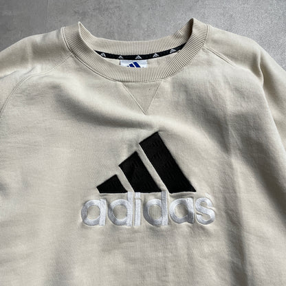 Vintage Adidas big logo crewneck