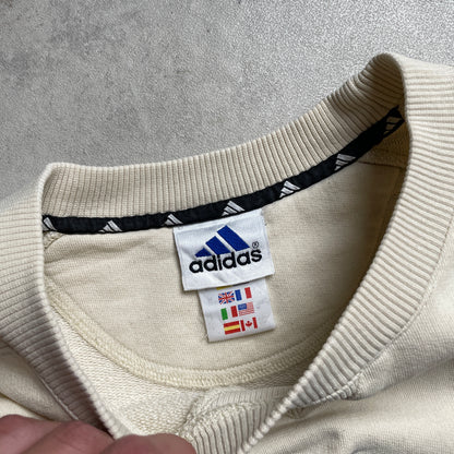 Vintage Adidas big logo crewneck