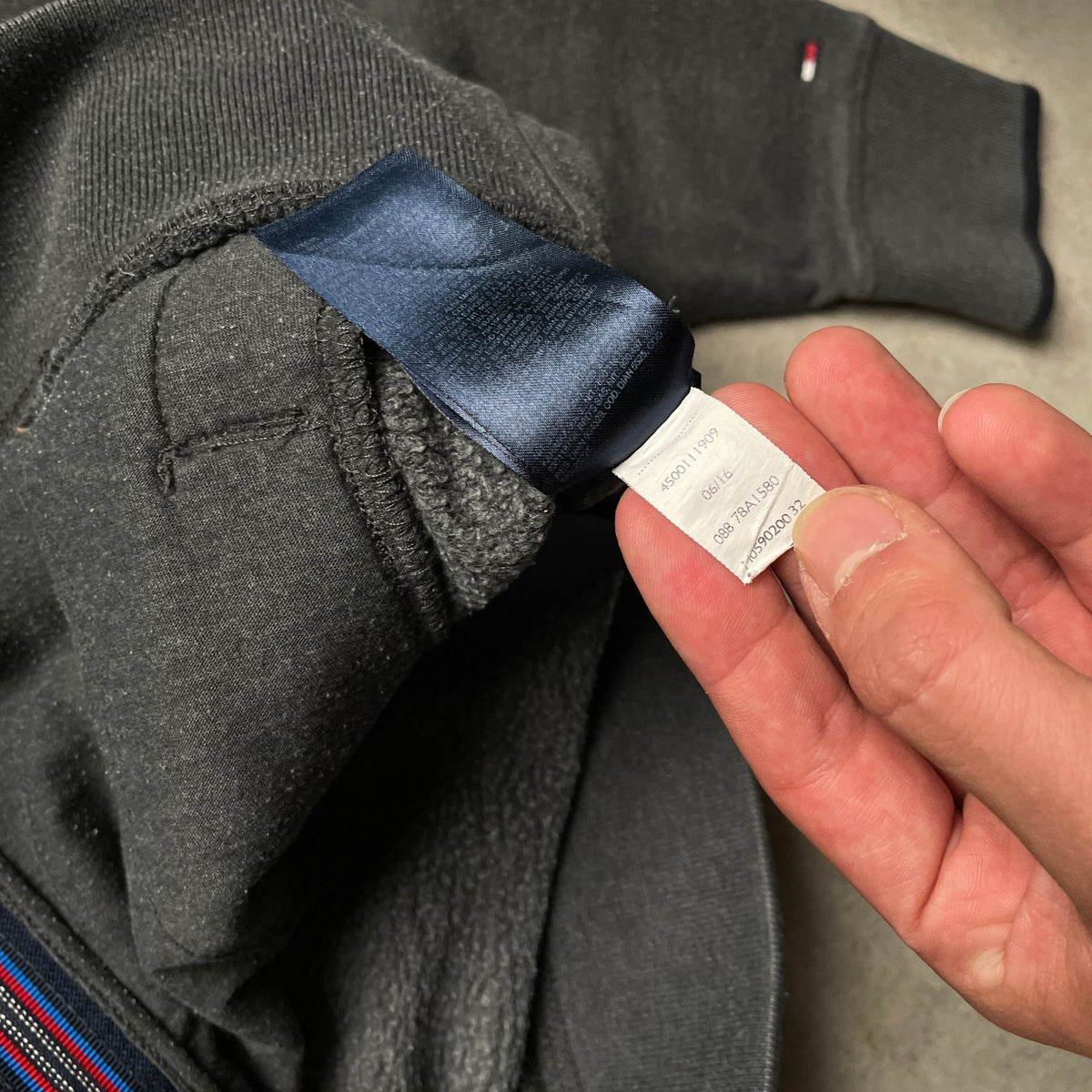 Tommy Hilfiger szürke zipup melegítőfelső