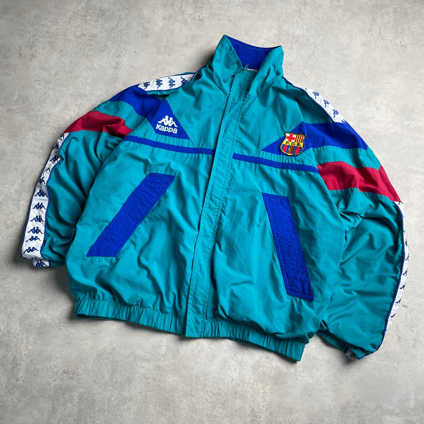 Vintage Kappa 91/93 FC Barcelona széldzseki