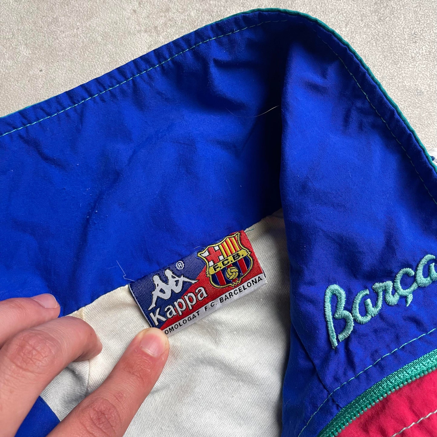 Vintage Kappa 91/93 FC Barcelona széldzseki