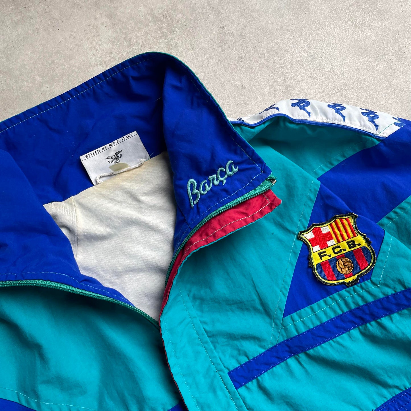 Vintage Kappa 91/93 FC Barcelona széldzseki
