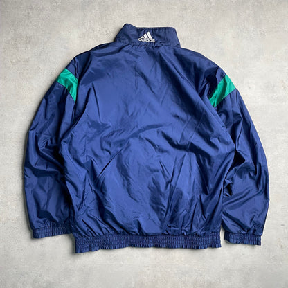 Vintage Adidas sötétkék széldzseki