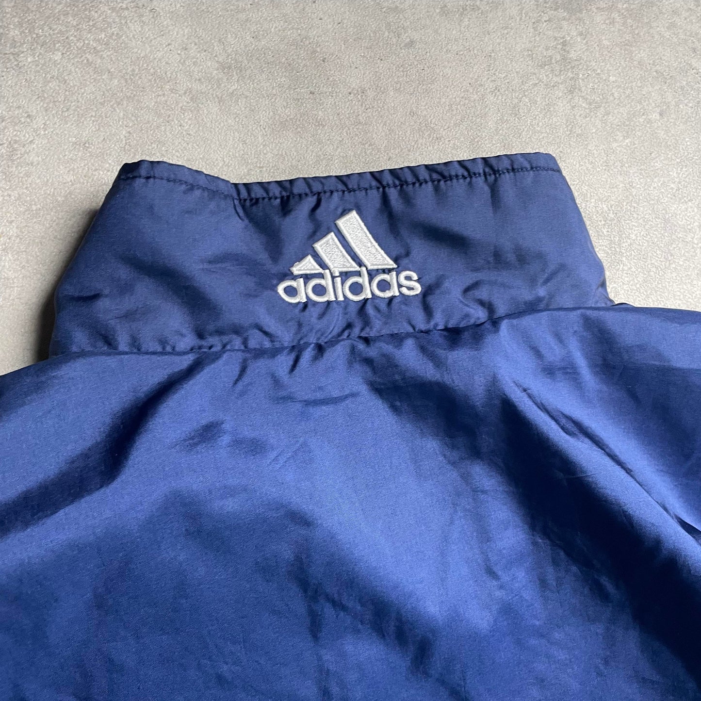 Vintage Adidas sötétkék széldzseki