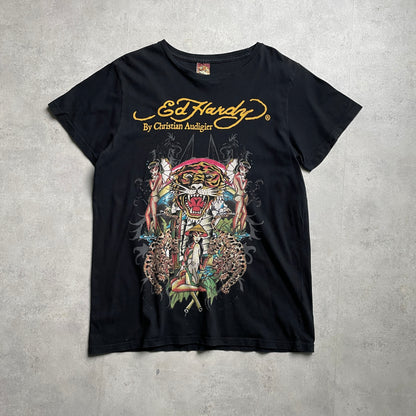Ed Hardy fekete graphic póló