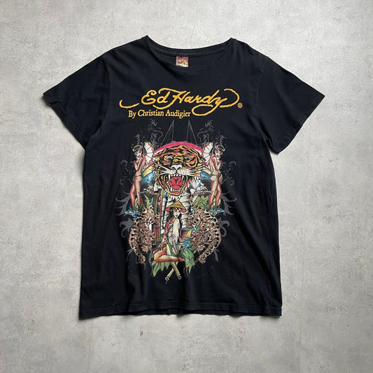 Ed Hardy fekete graphic póló