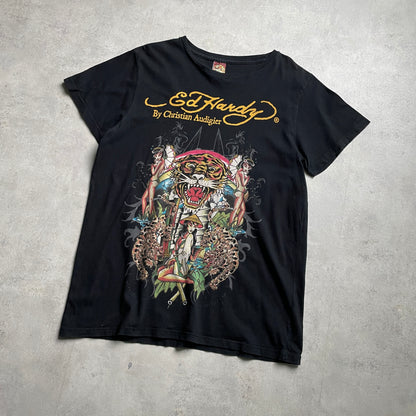 Ed Hardy fekete graphic póló