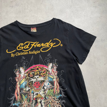 Ed Hardy fekete graphic póló