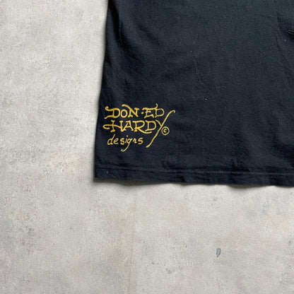 Ed Hardy fekete graphic póló