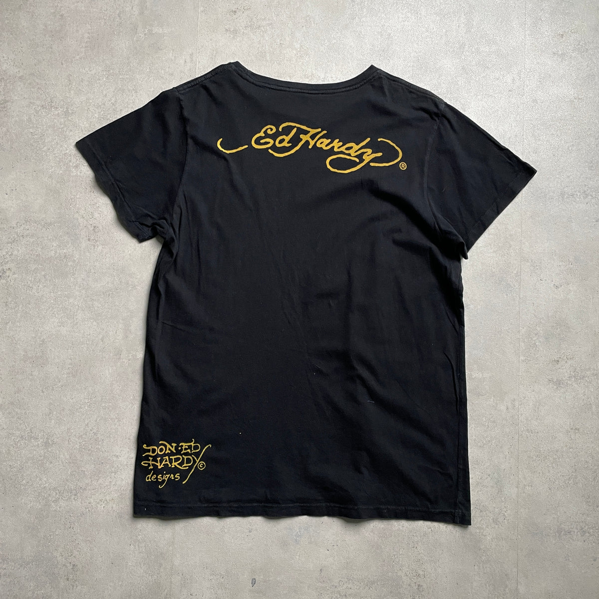 Ed Hardy fekete graphic póló