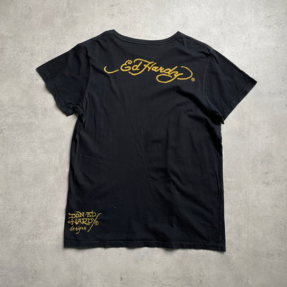 Ed Hardy fekete graphic póló