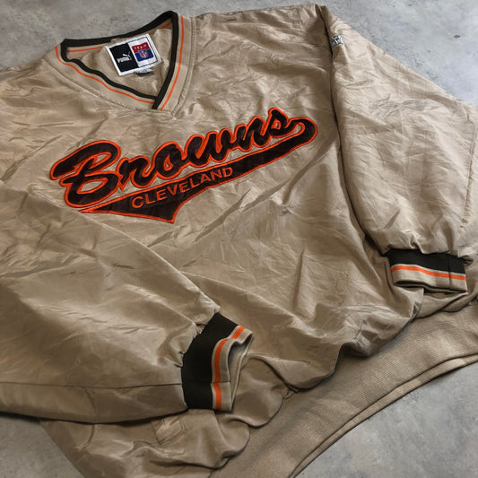 Vintage Puma Cleveland Browns pulóver
