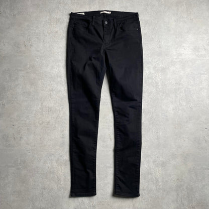 Levi's fekete 711 farmernadrág