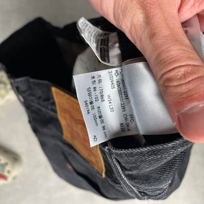 Levi's 501 fekete farmernadrág