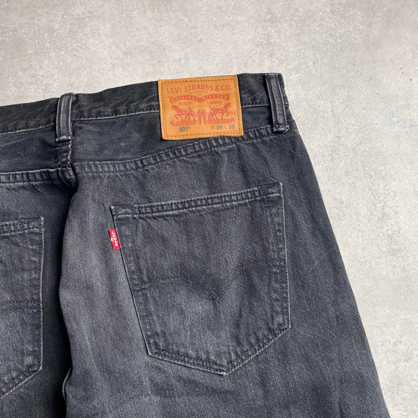 Levi's 501 fekete farmernadrág