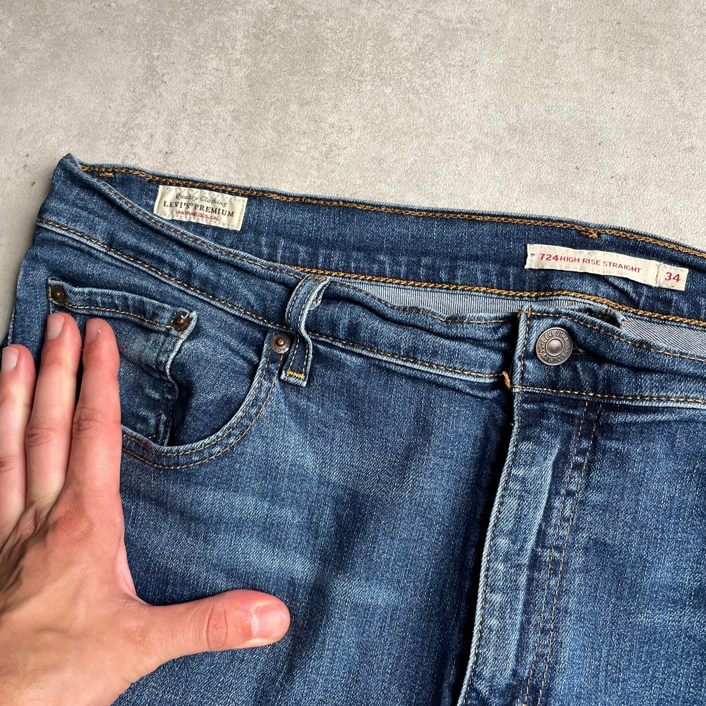 Levi's 724 High Rise straight farmernadrág