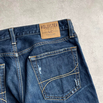 Y2K Hollister distressed straight fit farmernadrág